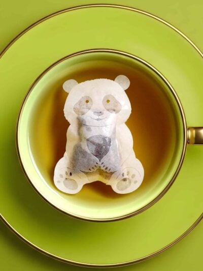 Panda Shaped Handmade Tea Bag