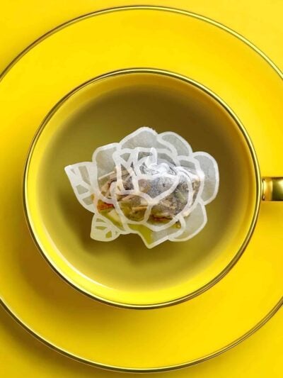 Rose Flower Shaped Handmade Custom Tea Bag