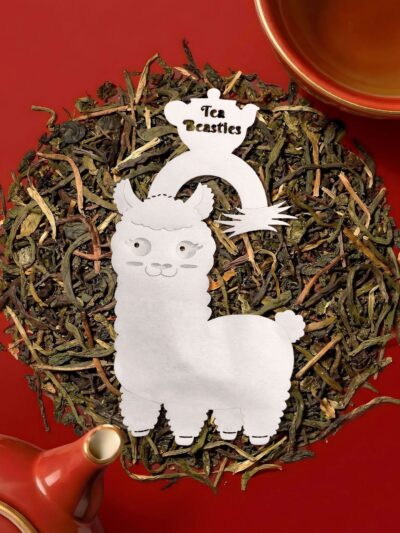 Alpaca Llama Shaped Handmade Custom Tea Bag - Image 4