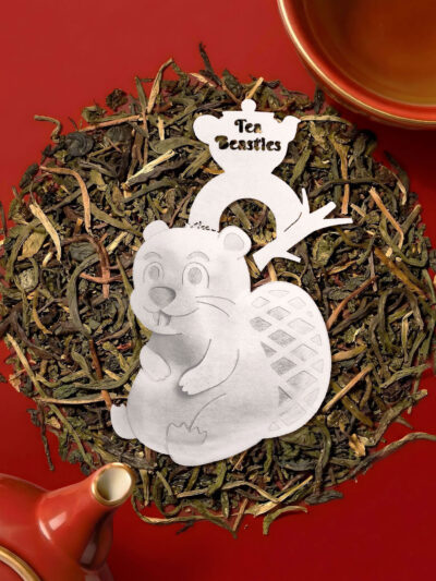 Beaver Shaped Handmade Custom Tea Bag - Image 4