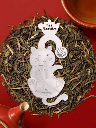 Kitty Cat Shaped Handmade Custom Tea Bag - Image 4