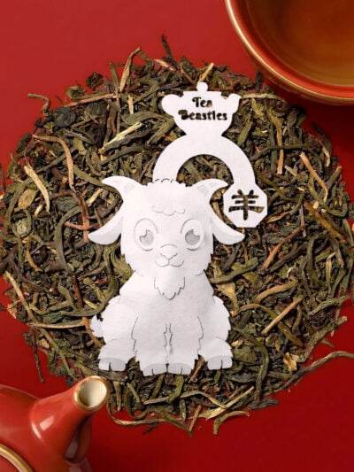 Chinese New Year Goat Sign 羊年 Handmade Custom Tea Bag - Image 4