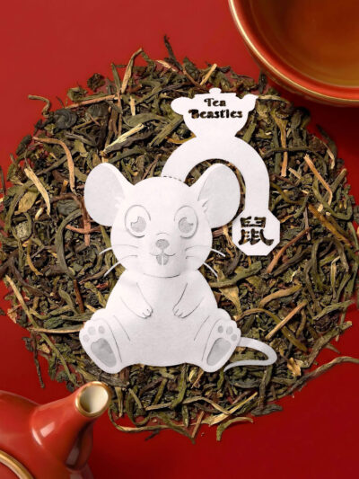 Chinese New Year Rat Sign 鼠年 Handmade Custom Tea Bag - Image 4