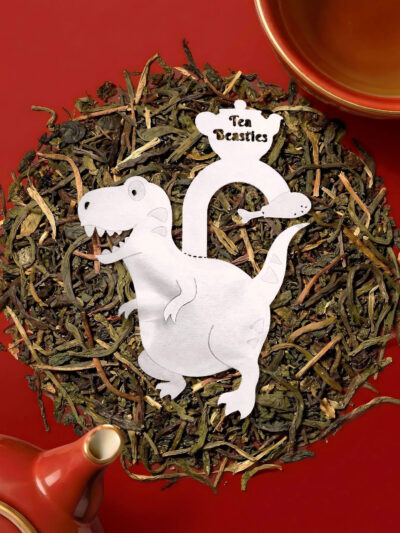 Dinosaur Shaped Tyrannosaurus Rex Custom Tea Bag - Image 4