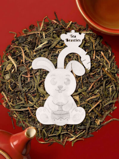 Easter Bunny Shaped Handmade Custom Tea Bag - Image 4