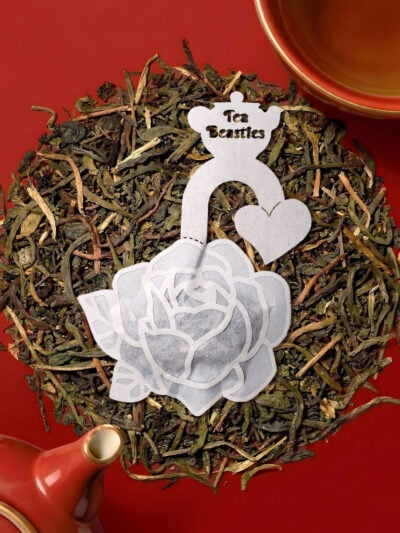 Rose Flower Shaped Handmade Custom Tea Bag - Image 4