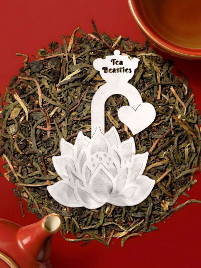 Zen Lotus Flower Shaped Handmade Custom Tea Bag - Image 4