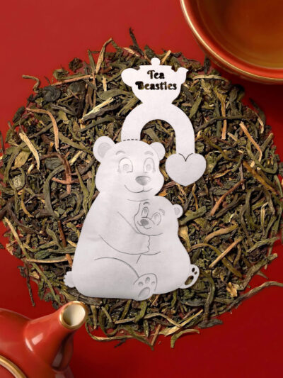 Mama Bear With Cub Handmade Custom Tea Bag - Image 4