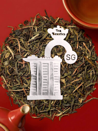 Singapore Marina Bay Sands Shaped Handmade Tea Bag - Image 4