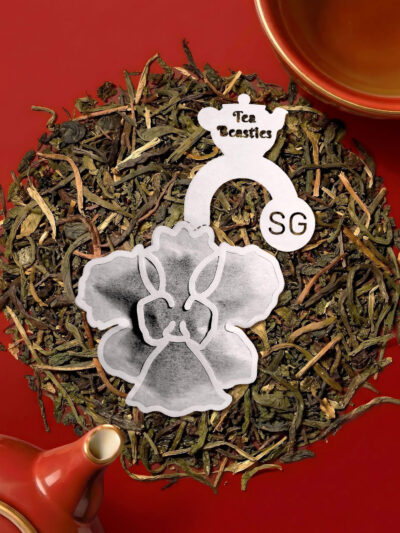 Singapore National Flower Orchid Shaped Handmade Tea Bag - Image 4