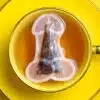 Penis Shaped Handmade Custom Tea Bag