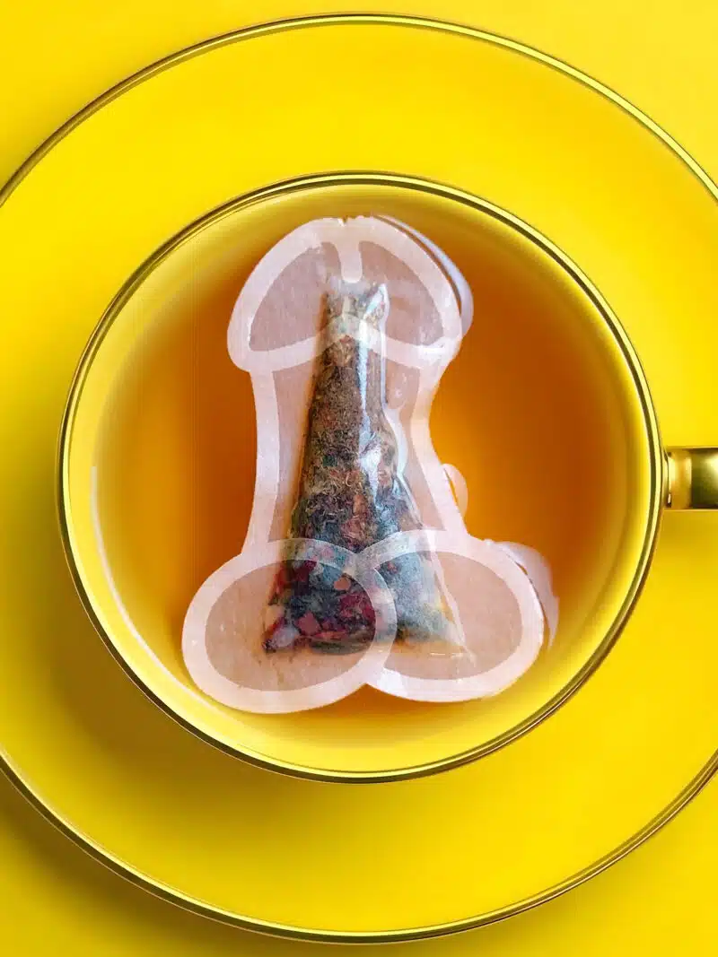 Penis Shaped Handmade Custom Tea Bag