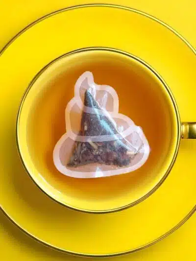 Poop Shaped Handmade Custom Tea Bag