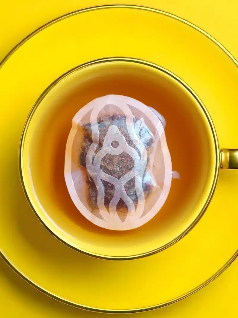 Vagina Shaped Handmade Custom Tea Bag