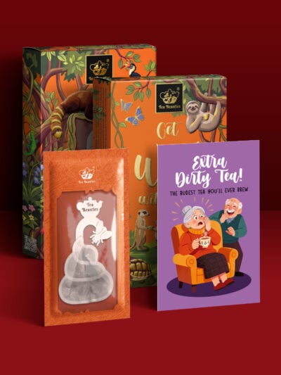 Poop Shaped Handmade Custom Tea Bag - Image 3