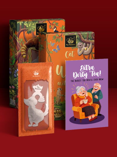 Dog Pooping Shaped Handmade Custom Tea Bag - Image 3