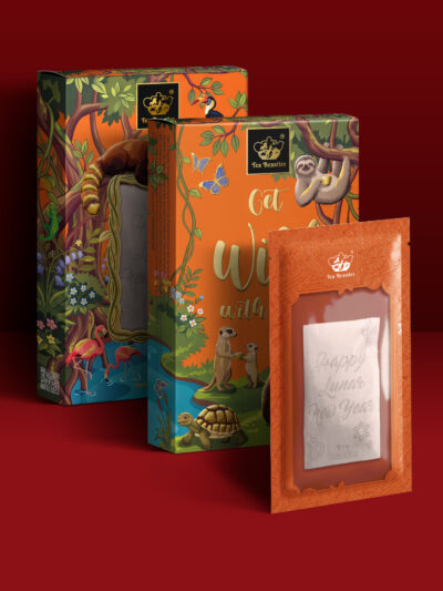 Chinese New Year Happy Lunar New Year Ang Bao Tea Bag - Image 3