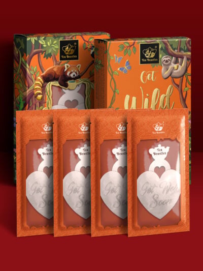 Custom Message Heart Shaped Personalized Handmade Tea Bag - Image 4