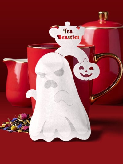 Alternative view of Halloween Ghost Shaped Handmade Custom Tea Bag
