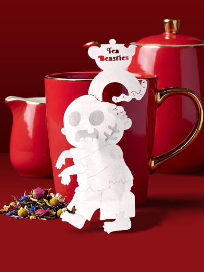 Alternative view of Halloween Zombie Shaped Handmade Custom Tea Bag