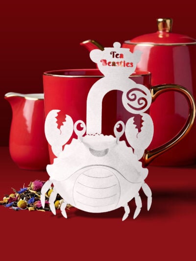 Alternative view of Horoscope Cancer Zodiac Handmade Custom Tea Bag