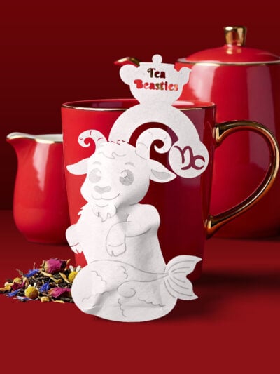 Alternative view of Horoscope Capricorn Zodiac Handmade Custom Tea Bag