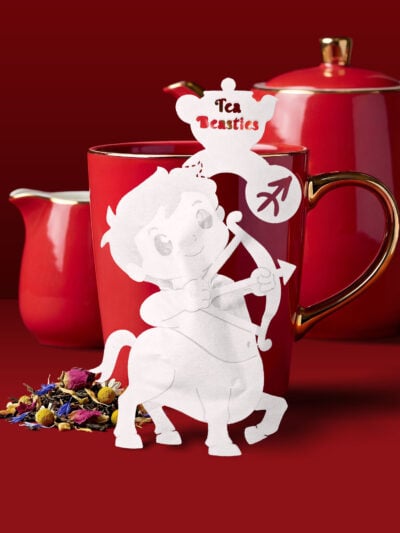 Alternative view of Horoscope Sagittarius Zodiac Handmade Custom Tea Bag