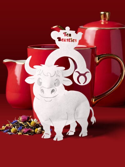 Alternative view of Horoscope Taurus Zodiac Handmade Custom Tea Bag