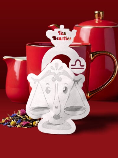 Alternative view of Horoscope Libra Zodiac Handmade Custom Tea Bag