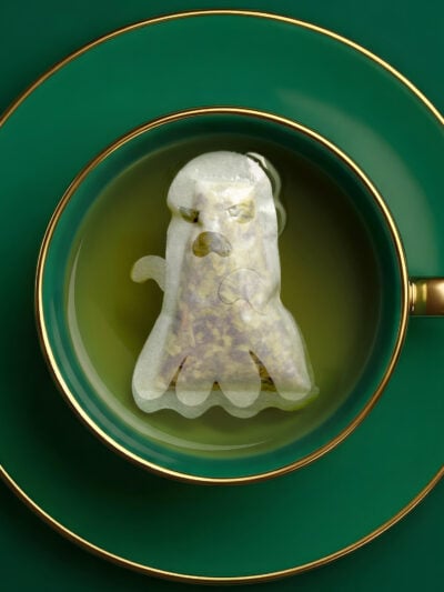 Halloween Ghost Shaped Handmade Custom Tea Bag