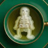 Halloween Skeleton Shaped Handmade Custom Tea Bag