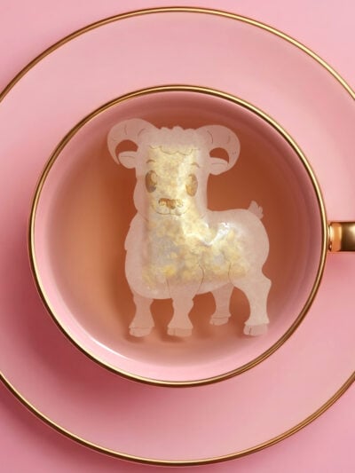 Horoscope Aries Zodiac Handmade Custom Tea Bag