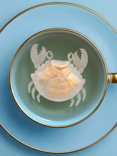 Horoscope Cancer Zodiac Handmade Custom Tea Bag
