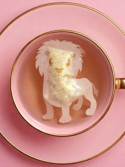 Horoscope Leo Zodiac Handmade Custom Tea Bag