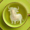 Horoscope Taurus Zodiac Handmade Custom Tea Bag