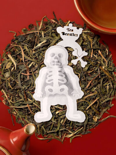 Halloween Skeleton Shaped Handmade Custom Tea Bag - Image 5