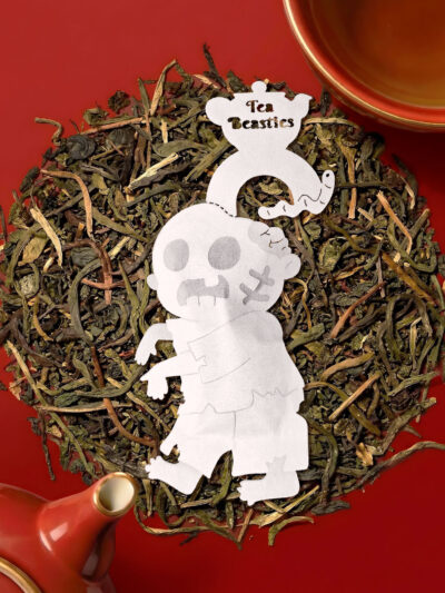 Halloween Zombie Shaped Handmade Custom Tea Bag - Image 5