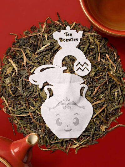 Horoscope Aquarius Zodiac Handmade Custom Tea Bag - Image 4