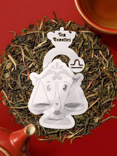 Horoscope Libra Zodiac Handmade Custom Tea Bag - Image 4