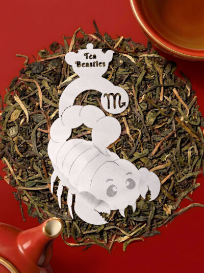 Horoscope Scorpio Zodiac Handmade Custom Tea Bag - Image 4