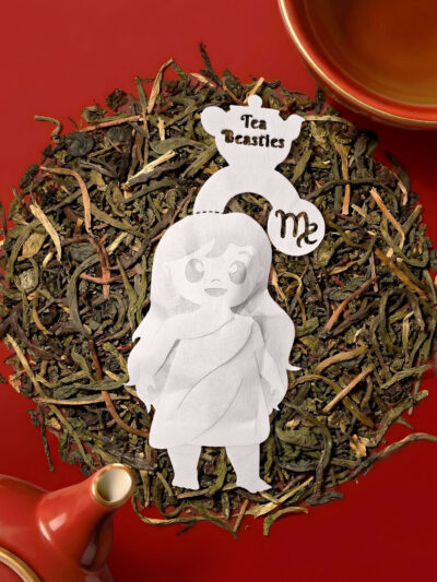 Horoscope Virgo Zodiac Handmade Custom Tea Bag - Image 4