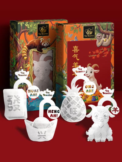 Alternative view of Year of Goat Lunar New Year 羊年 Tea Gift Set