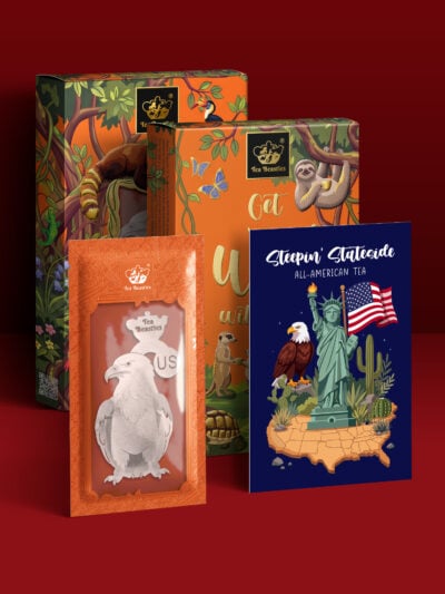 United States American Eagle Shaped Handmade Tea Bag - Image 3