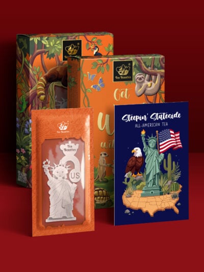 United States Statue Of Liberty Shaped Handmade Tea Bag - Image 3