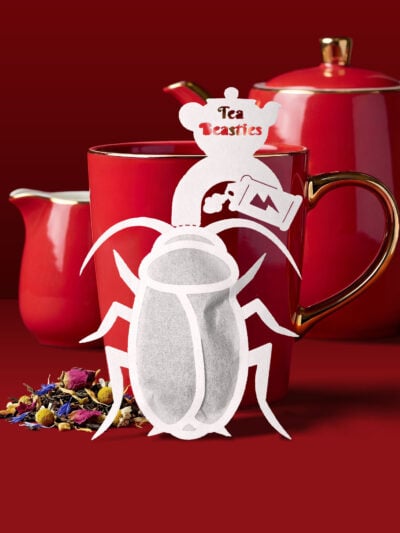 Alternative view of Cockroach Shaped Handmade Custom Tea Bag